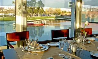 Interior e pratos do Restaurante do Lago - Meliá Ria Hotel & Spa em Aveiro, Aveiro (9)
