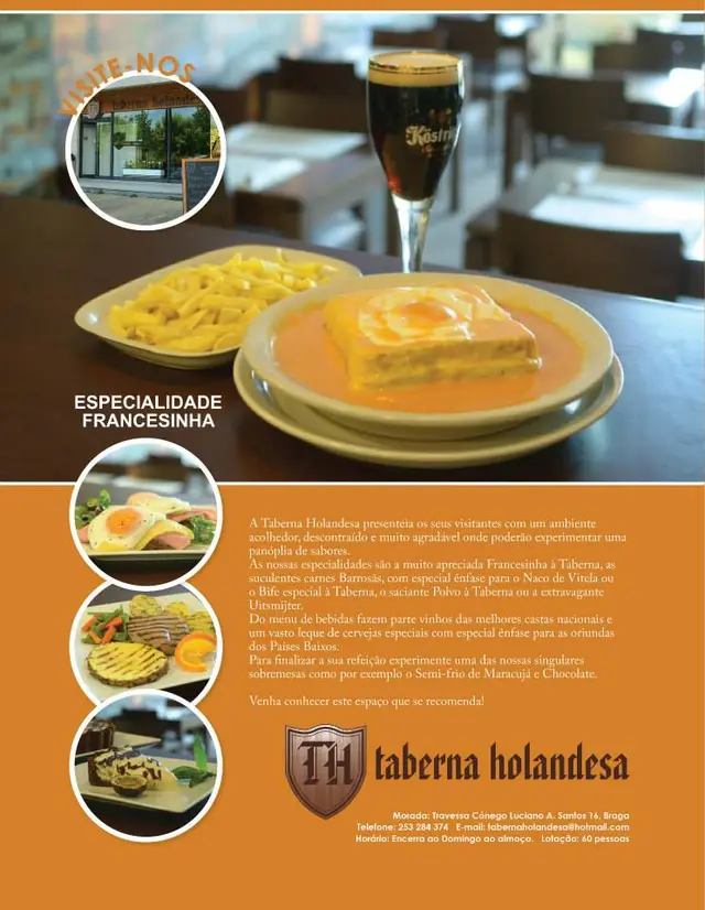 Interior e pratos do Taberna Holandesa em Braga, Braga (2)