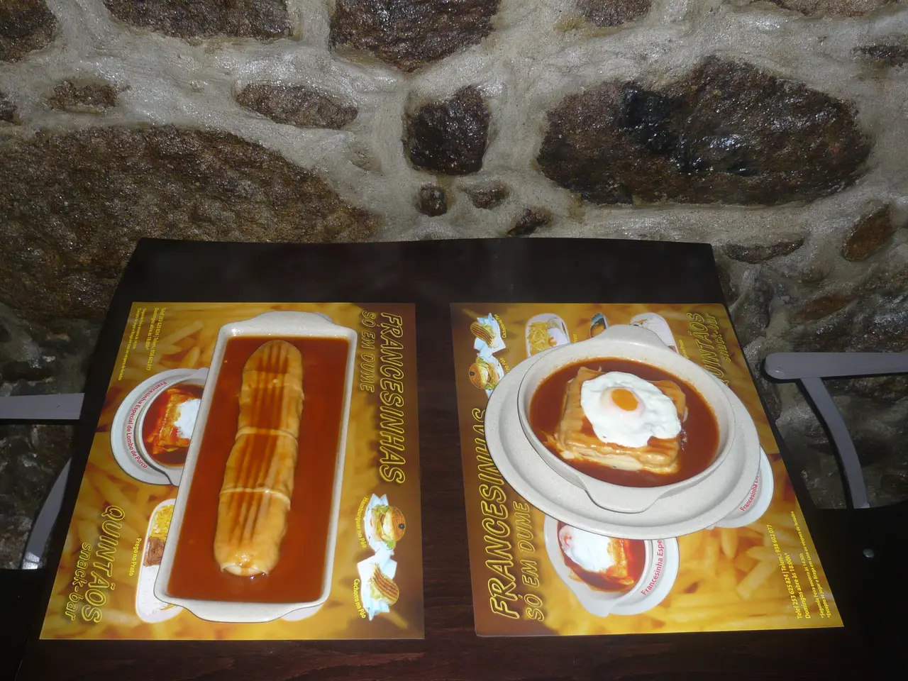 Interior e pratos do Taberna Quintãos (Francesinhas de Dume) em Braga, Felgueiras (5)