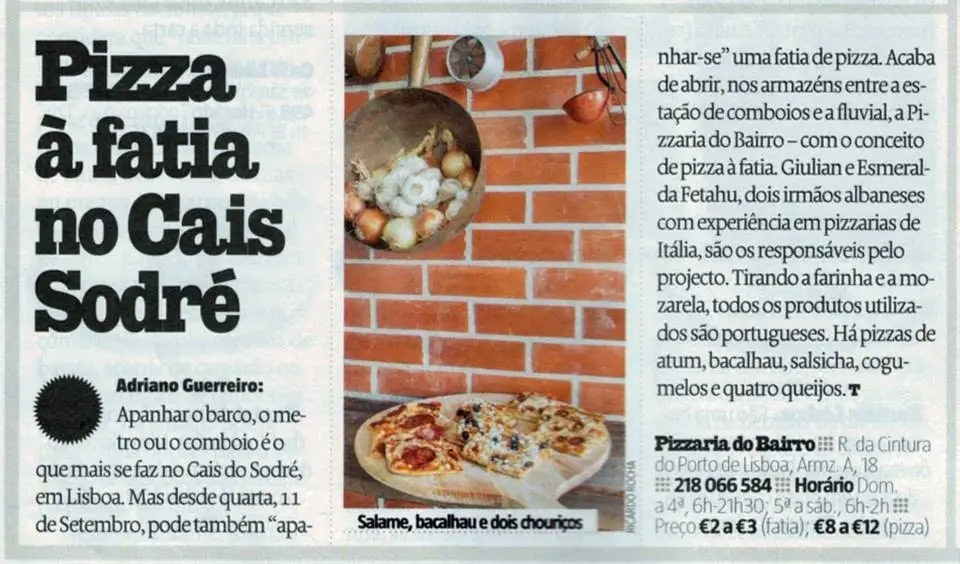 Interior e pratos do Pizzaria do Bairro em Lisboa, Lisboa (6)